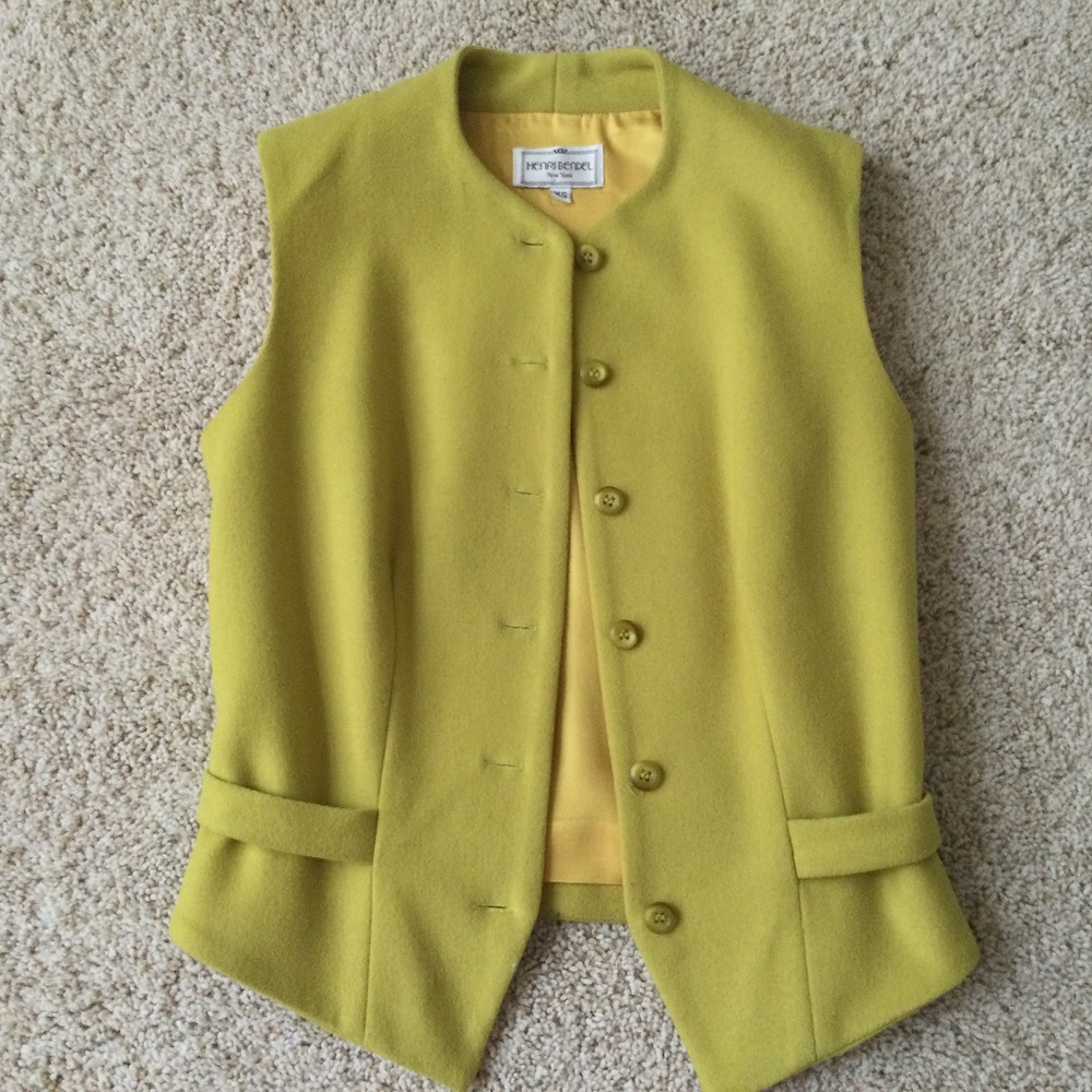 Henri Bendel Wool/Cashmere Vest